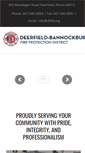Mobile Screenshot of deerfieldbannockburnfire.org
